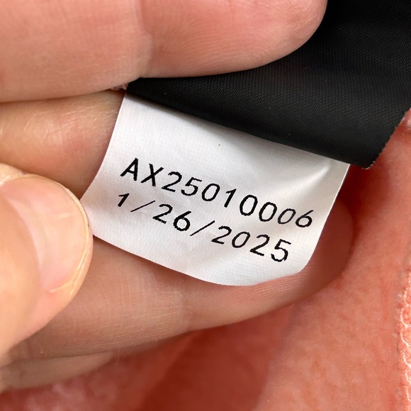 Comfrt Pastel Zip Hoodie in a soft peach shade Women's - Picture 8 of 8